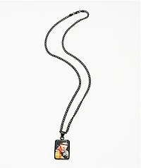 DGK x Bruce Lee Dragon Lenticular 22" Black Chain Necklace