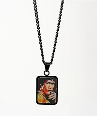 DGK x Bruce Lee Dragon Lenticular 22" Black Chain Necklace