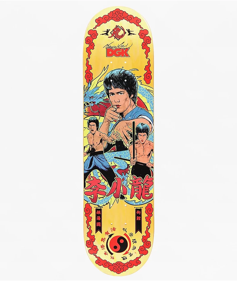 DGK x Bruce Lee Fury 8.1" Skateboard Deck
