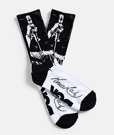 DGK x Bruce Lee Impact Black Socks