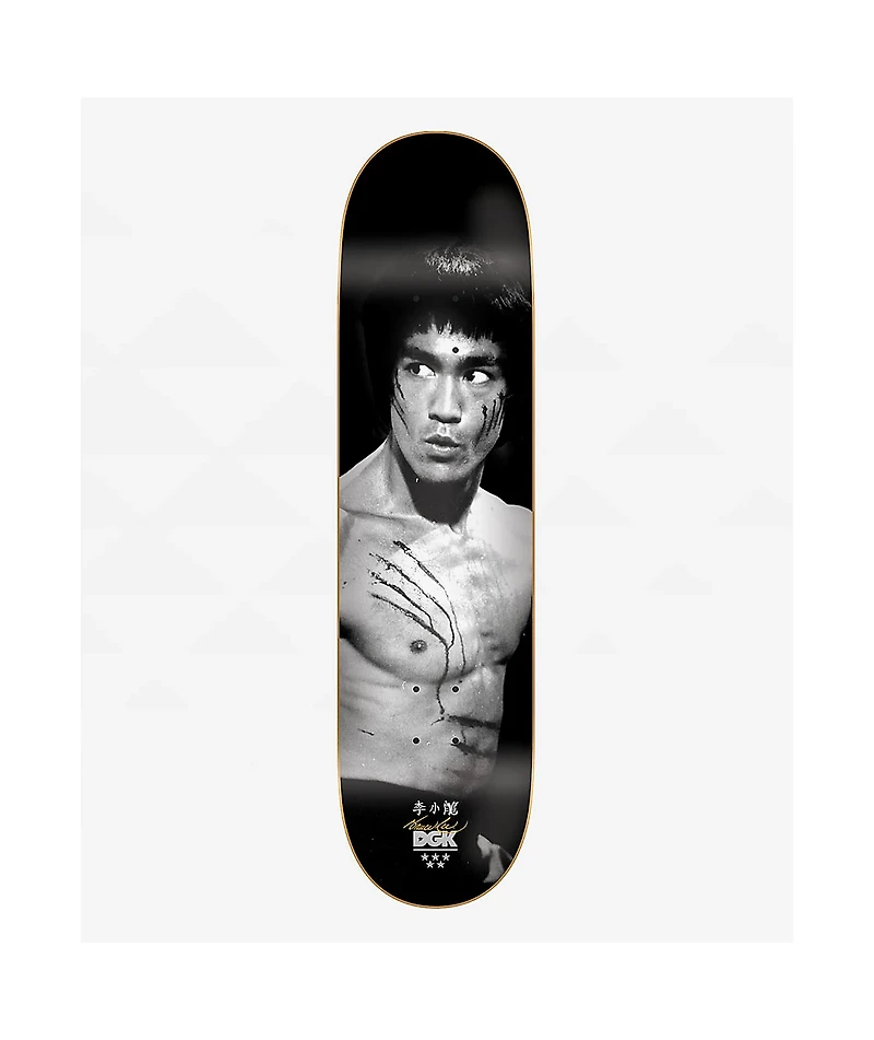 DGK x Bruce Lee Lenticular Golden Dragon 8" Skateboard Deck