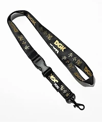 DGK x Bruce Lee Little Dragon Black Lanyard