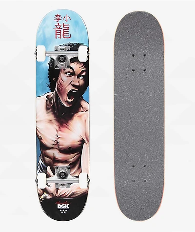 DGK x Bruce Lee No Way As Way Mini 7.25" Skateboard Complete