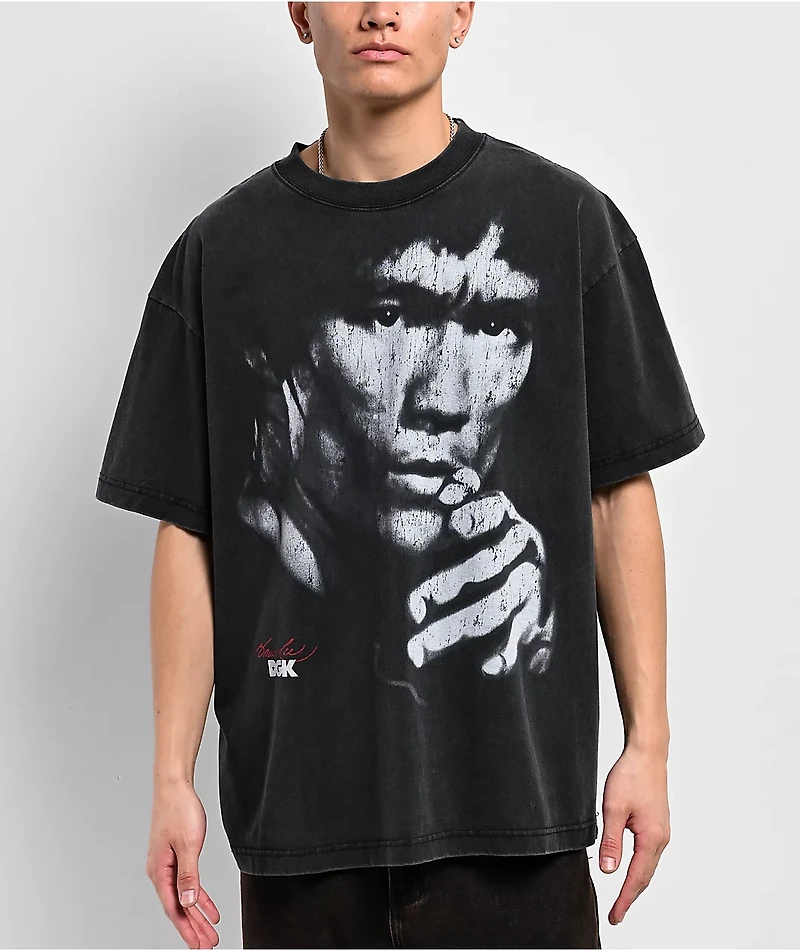 DGK x Bruce Lee Strike Vintage Black T-Shirt