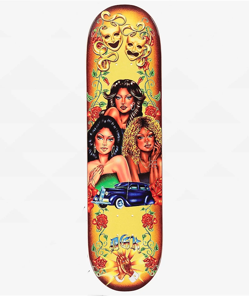 DGK x Hey Ruca Hermanas 8.25" Skateboard Deck