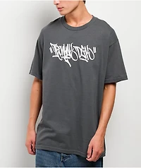 DGK x Ironlak® Hands Off Charcoal T-Shirt