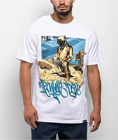 DGK x Ironlak® Lacquer White T-Shirt