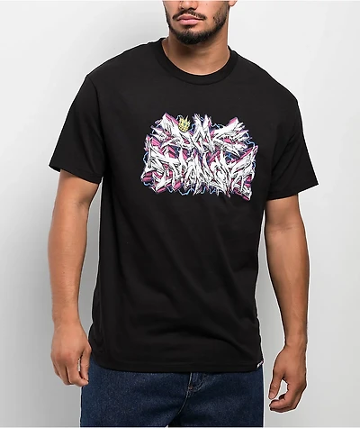 DGK x Ironlak® Volts Black T-Shirt