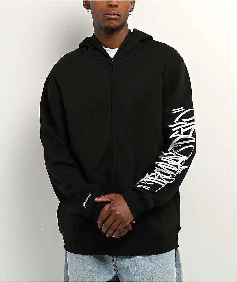 DGK x Ironlak Tag Black Zip Hoodie