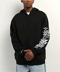 DGK x Ironlak Tag Black Zip Hoodie