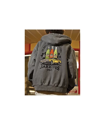 DGK x Jarritos Ice Cold Grey Wash Zip Jacket