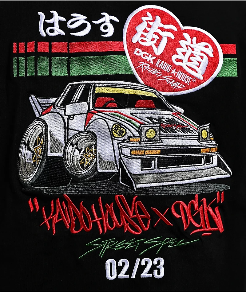 DGK x Kaido House Black T-Shirt
