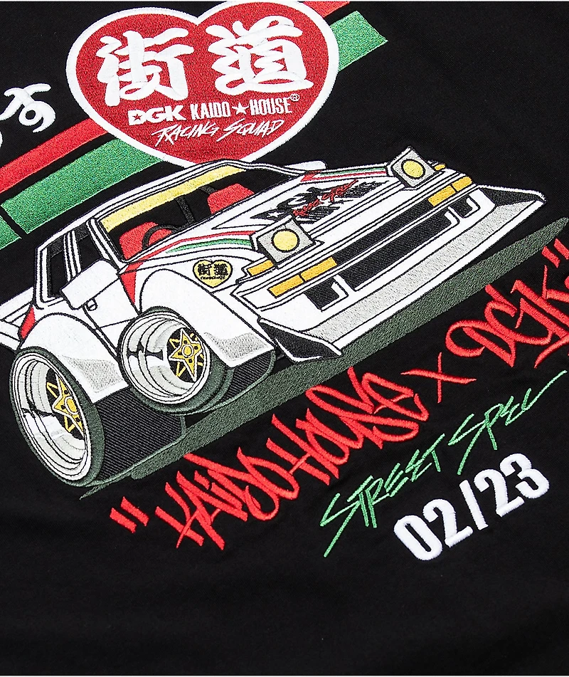 DGK x Kaido House Camber Black T-Shirt