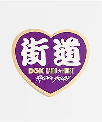 DGK x Kaido House Gold Heart Sticker