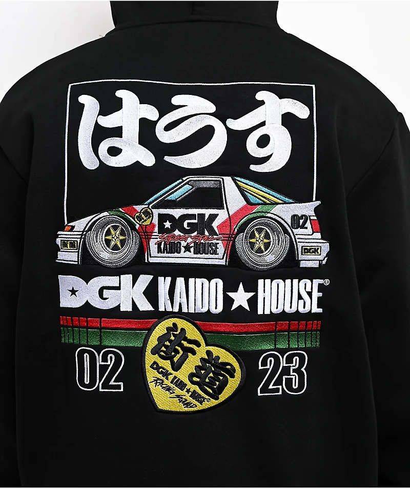 DGK x Kaido House Torque Black Hoodie