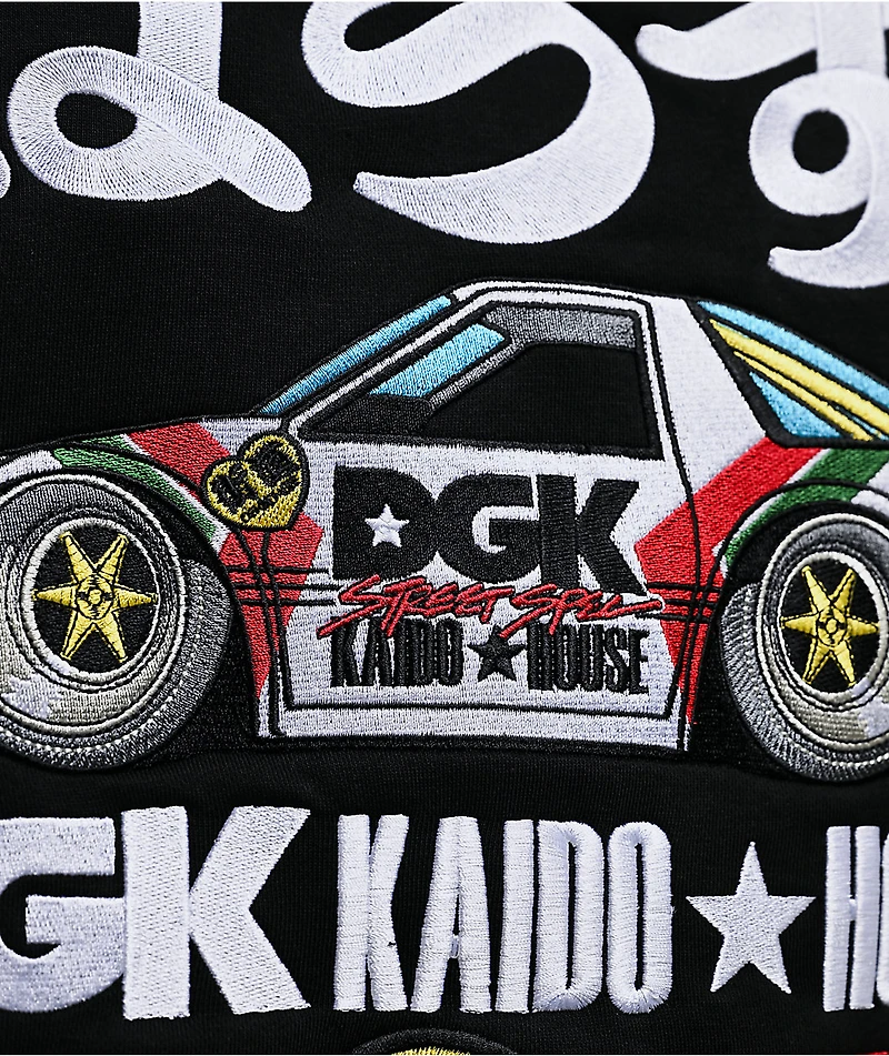 DGK x Kaido House Torque Black Hoodie