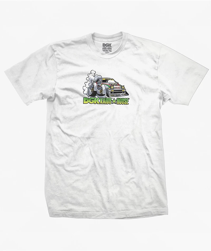 DGK x Kaido House Wide Open White T-Shirt