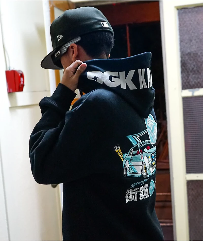 DGK x Kaido House Zokusha Black Hoodie