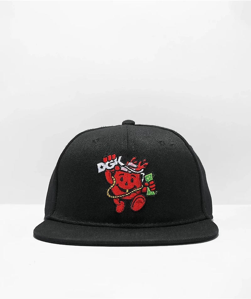 DGK x Kool-Aid Smash Black Snapback Hat