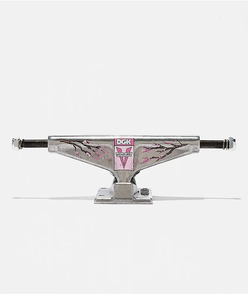 DGK x Venture Cherry Blossom 5.6 Silver Skateboard Truck