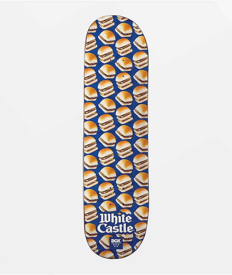 DGK x White Castle All Over 8.25" Skateboard Deck
