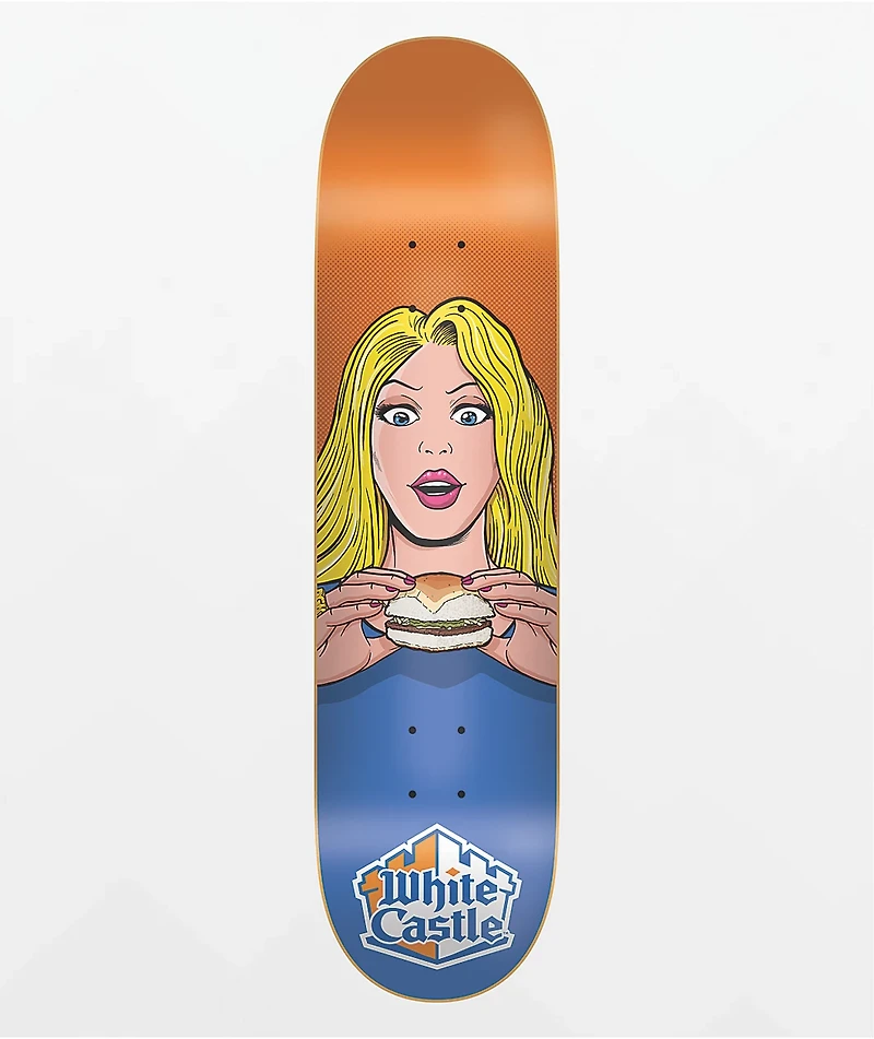 DGK x White Castle Lenticular Crave Life 8.0" Skateboard Deck