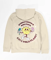 DREAM Everything's Melting Beige Hoodie