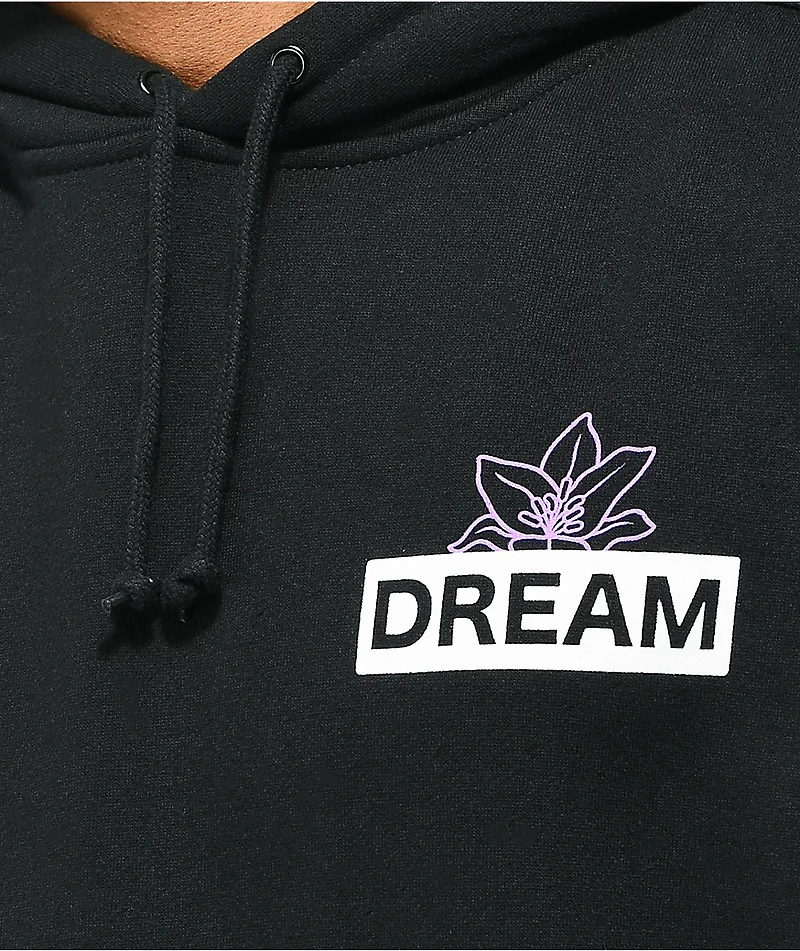 DREAM Not Seeing Is Flower Black Hoodie