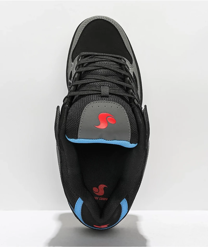DVS Celcius Black, Charcoal, Red & Blue Skate Shoes