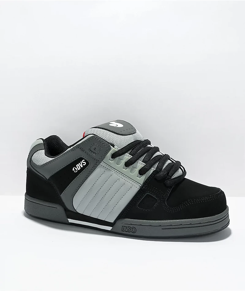 DVS Celcius Black, Grey, & Charcoal Skate Shoes