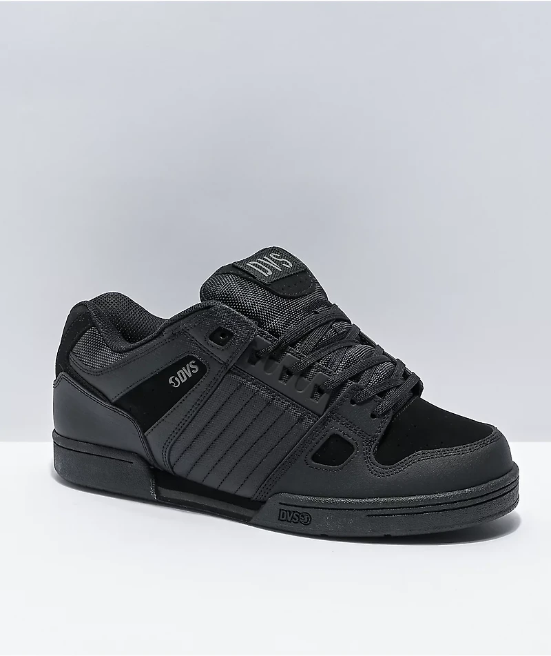 DVS Celcius Black & Leather Skate Shoes