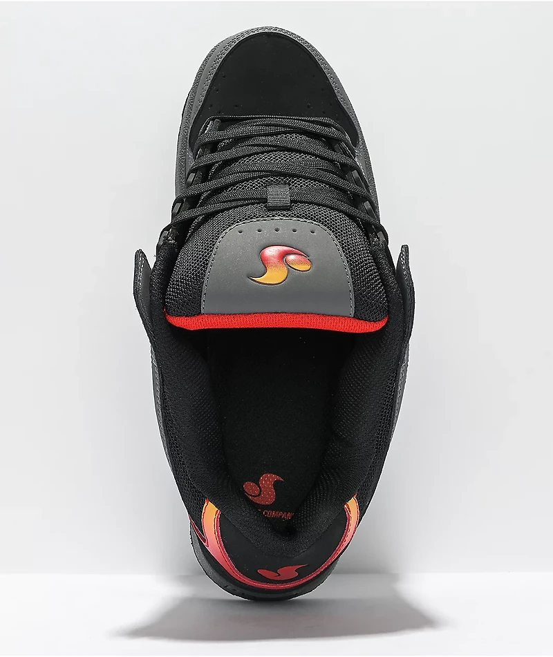 DVS Celcius Charcoal, Black, & Red Skate Shoes