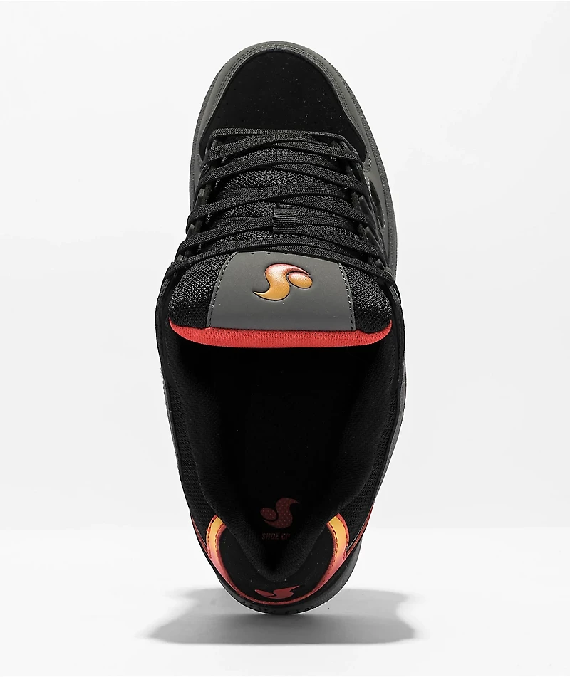 DVS Celsius Charcoal, Black & Red Skate Shoes