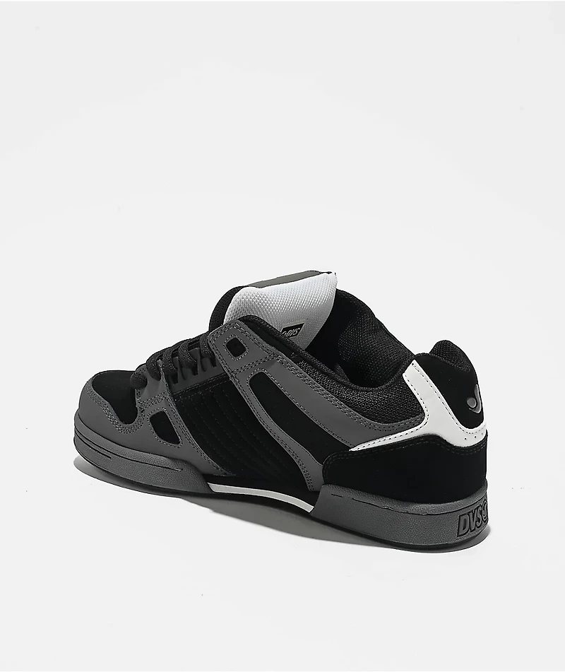 DVS Celsius Charcoal, Black & White Skate Shoes