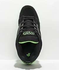 DVS Comanche Black, Charcoal, & Lime Skate Shoes