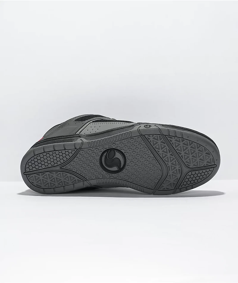 DVS Comanche Black, Charcoal, & Red Skate Shoes