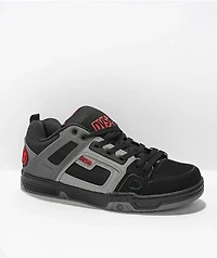 DVS Comanche Black, Charcoal, & Red Skate Shoes