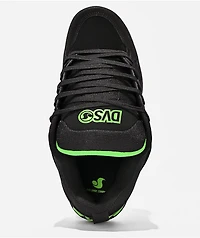 DVS Comanche Black, Charcoal & Lime Skate Shoes
