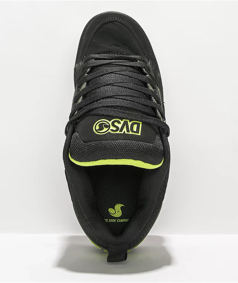 DVS Comanche Black, Olive, & Gum Skate Shoes