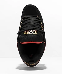 DVS Comanche Black, Red, & Yellow Skate Shoes