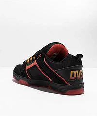 DVS Comanche Black, Red, & Yellow Skate Shoes