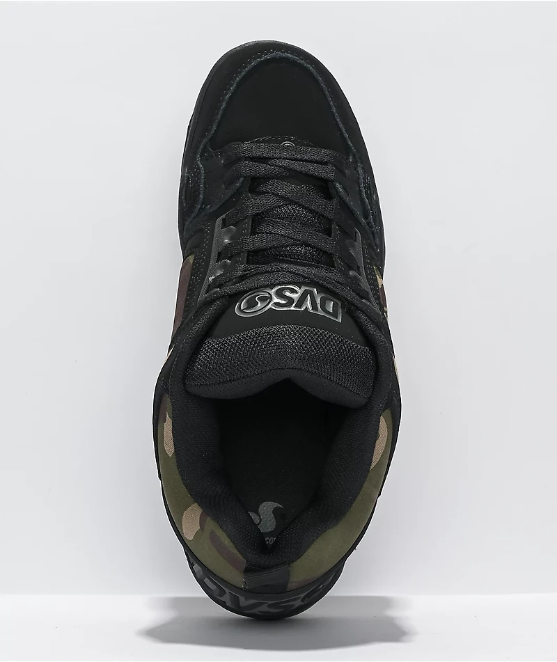 DVS Comanche Black & Camo Skate Shoes