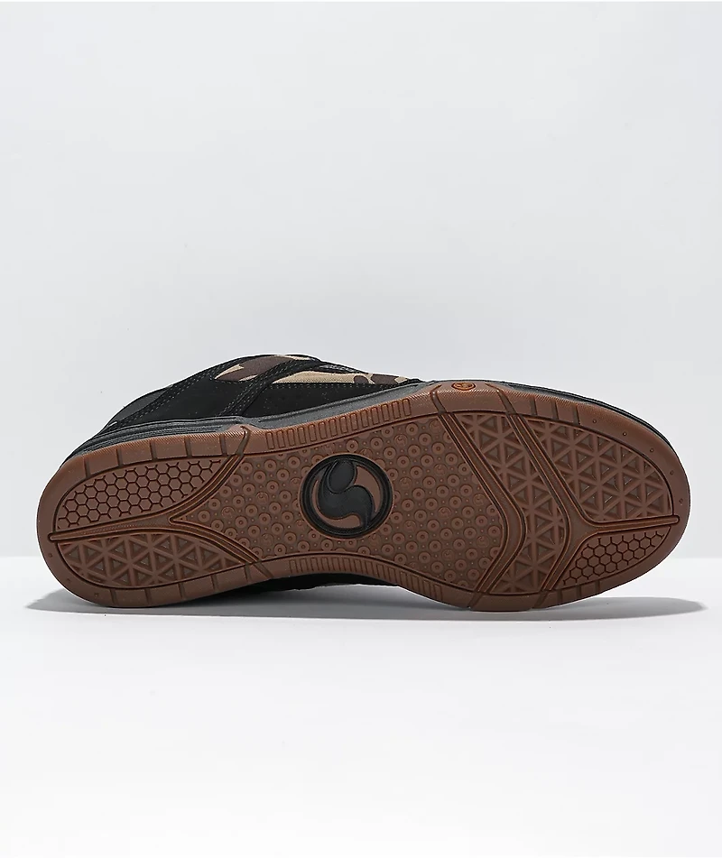 DVS Comanche Black & Camo Skate Shoes
