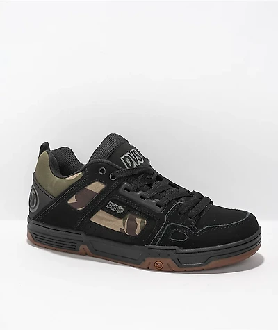 DVS Comanche Black & Camo Skate Shoes