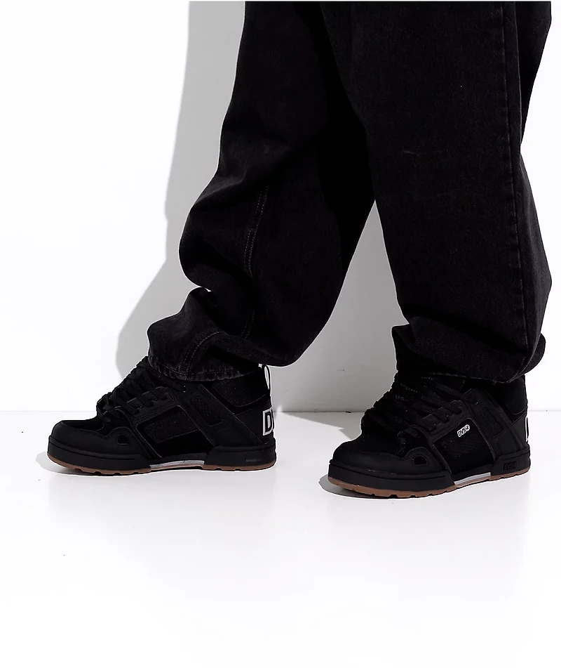 DVS Comanche Black & Charcoal Boots