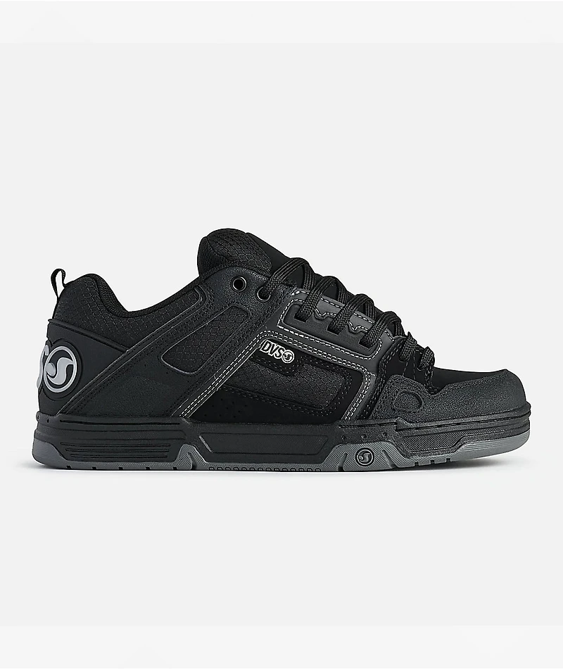 DVS Comanche Black & Charcoal Skate Shoes