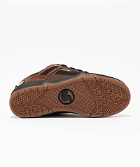 DVS Comanche Brown, Black & Gold Skate Shoes