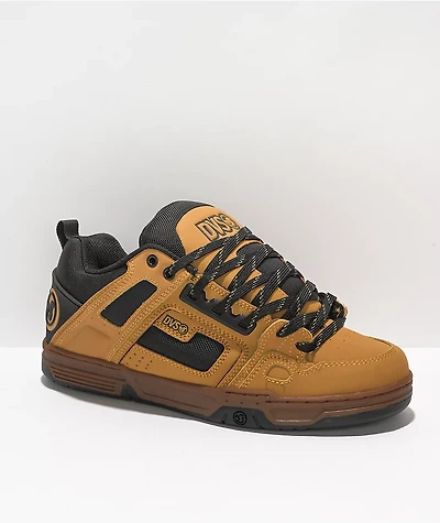 DVS Comanche Chamois, Black, & Gum Skate Shoes