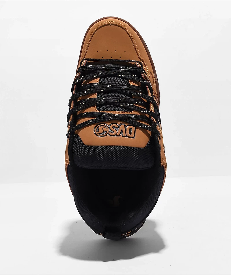 DVS Comanche Chamois, Black & Gum Skate Shoes