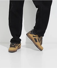 DVS Comanche Chamois, Black & Gum Skate Shoes